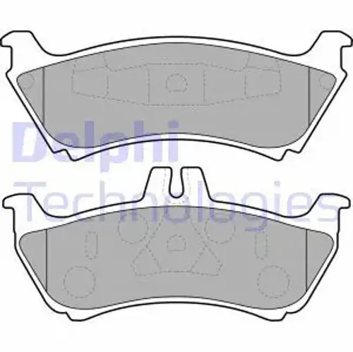 Brake pads low metallic - brake, lp1692