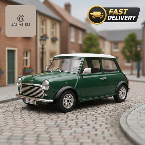 1969 mini cooper green - green, diecast