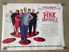 The Pink Panther 2  ORIGINAL UK Cinema Quad FILM POSTER  100cm x 76cm