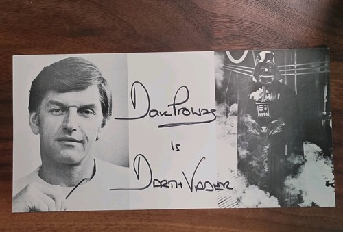 Autographed star wars - autographed, dave
