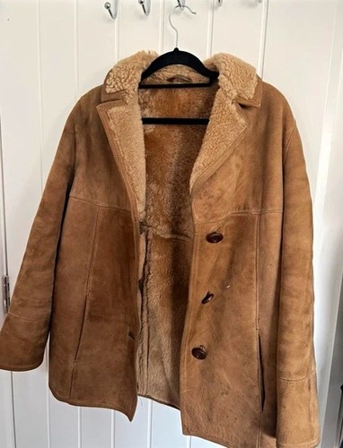 Womens brown suede shearling - womens,