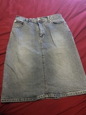 Blue Denim Skirt 