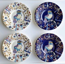 Iittala Taika Saucers 2 X Blue