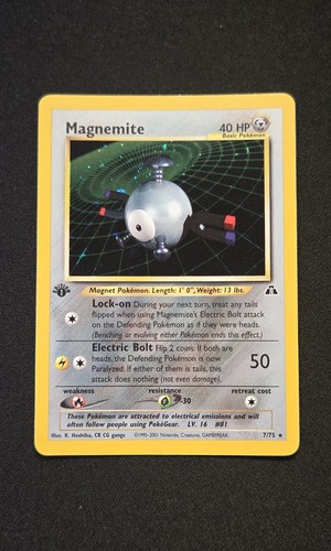 Pokémon tcg neo discovery 1st - pokémon,