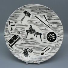 HOMEMAKER 8" DESSERT PLATE 20CM EARLY MARK MID-CENTURY MODERN VINTAGE RIDGWAY