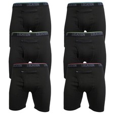 6 Pack Mens Boxer Shorts Underwear Set Antichafing Boxer Brief Longer Legs