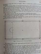 Billiards Pool Snooker Bagatelle Pyramids Rare Old Antique 1892 Article Cue Mace