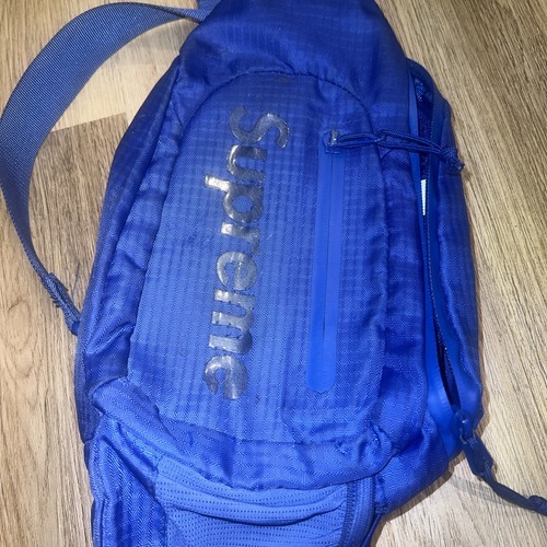 Supreme ss18 waist - blue,
