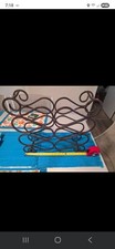10 BOTTLE WINE RACK ALL METAL