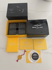 Breitling navitimer Box With Paperwork And Tag. (no Leather Pouch Insert)