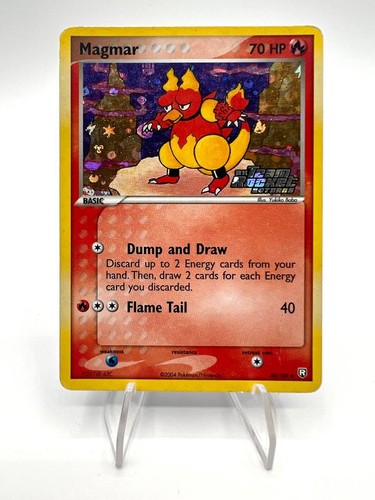 Pokemon magmar 109 stamped - magmar,