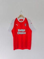 Rotherham United Puma Home Football Shirt Red White Hodge Clemco 2017/18 Jersey