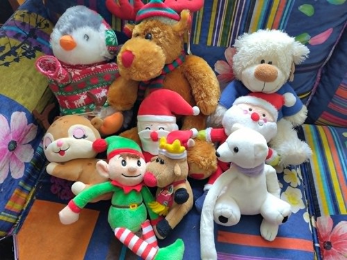 Christmas soft toys 9 - x,