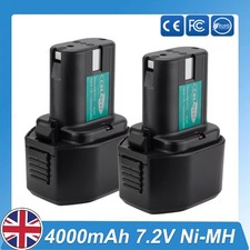 2x 4.0Ah 7.2V Nail Gun Battery for Hitachi EB7,EB712S,EB714S,325292,DN7DV,NR90GC