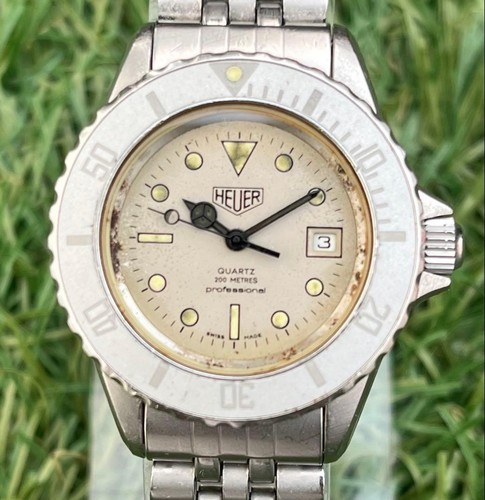 Heuer vintage 200m date watch - date,