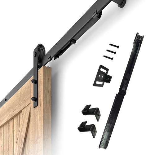 Barn door soft - close, mechanism