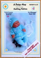 DOLLS KNITTING PATTERN no 302