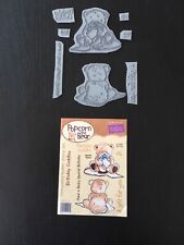 Popcorn The Bear Birthday Cuddles Unmounted Stamp Set