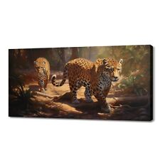 Adorable Jaguar Couple Canvas