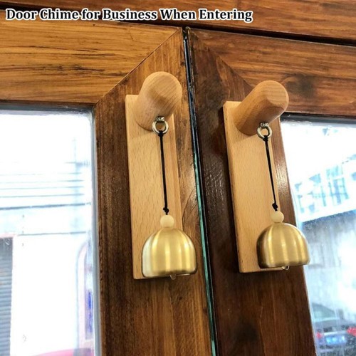 Door opening bell hanging - door,