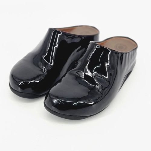 Fitflop shuv black patent - fitflop,