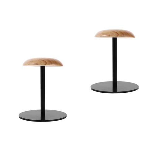 2pcs tabletop wood and - 2pcs, metal