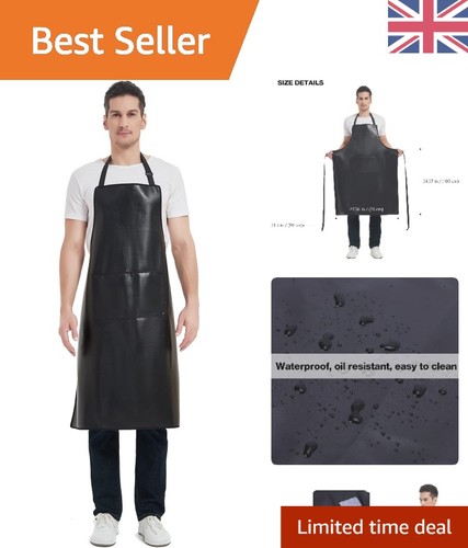 Waterproof leather apron - leather,
