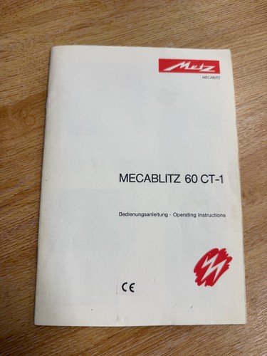 Original instructions for - , metz