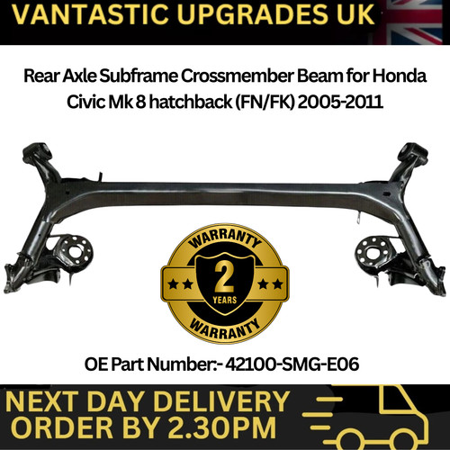 Rear axle subframe crossmember - rear,