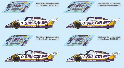 Decals jaguar xjr mans - xjr, le