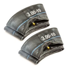 2x Heavy Duty Inner Tube 3.00-10 Bent Valve Butyl 10 Inch Mobility Scooter
