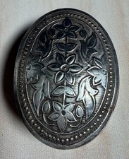 antique silver trinket box