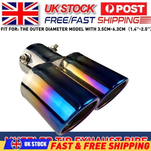 Dual exhaust pipe - car, suv