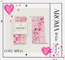 Wax Melts Snap Bar, Highly Scented, Love Spell,Free Gift 3+bars, Aroma&Co