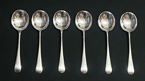 Old english soup spoons - 6,