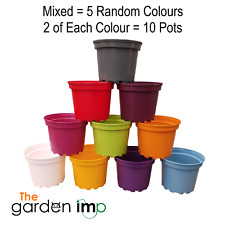 Coloured Plastic Plant Pots