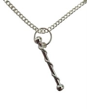 SILVER NECKLACE MAJORETTE Charm Pendant Birthday Gift + Bag