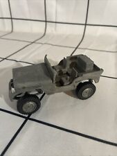 VINTAGE DINKY TOYS 615 US ARMY JEEP BATTLE LINES MILITARY DIECAST MODEL 1970S