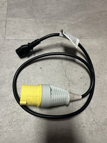 110v 16a yellow site plug - 16a,
