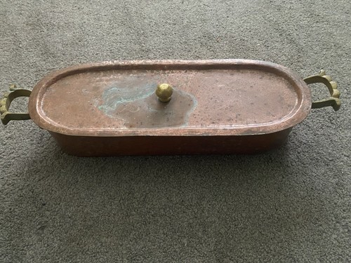 Vintage copper and - copper, fish