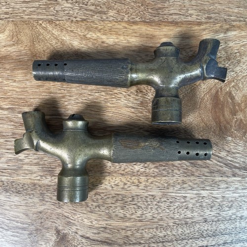 Antique brass barrel tap - antique,