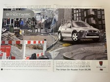 Original 2004 Rover Streetwise 25 200 Magazine Advert Poster Man Cave Retro