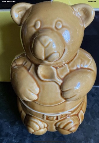 Vintage ceramic glazed honey - ceramic,