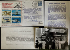 RAF Cover - The Schneider Trophy - Signed AVM S. Webster AFC - Race Winner 1927