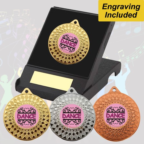 Dance medal box - medal, in