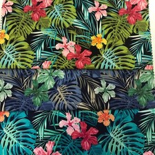 Tropical Cotton Poplin Floral