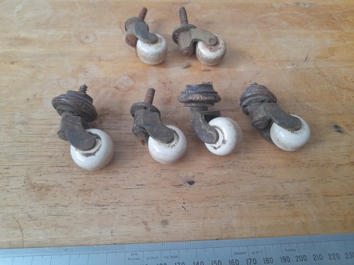 Vintage furniture casters - vintage,