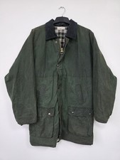 Vintage Waxed Jacket XL Green