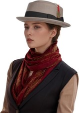 Unisex Wool Felt Pork Pie Hat