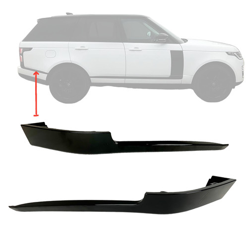 Rear bumper trims - rear,